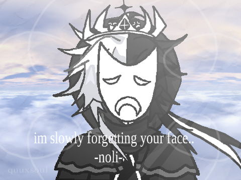 im slowly forgetting your face.. - noli