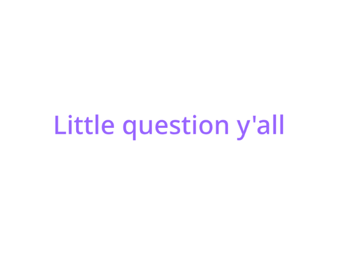 Little question