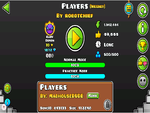 I beat the weekly demon! (new hardest)