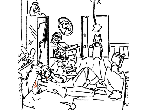 Goofy comic about being goofy