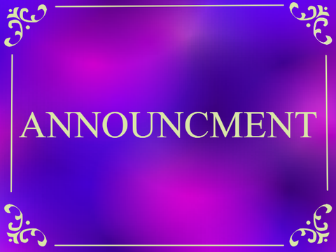 ANNOUNCMENT || News
