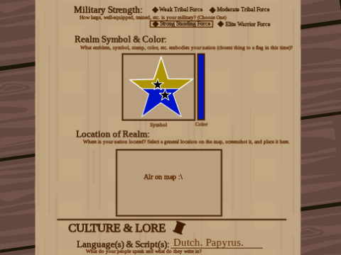 The Shadows of Civilization | Sign-Ups | V. 2.0 remix