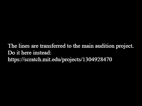 the lines are transferred to the main project