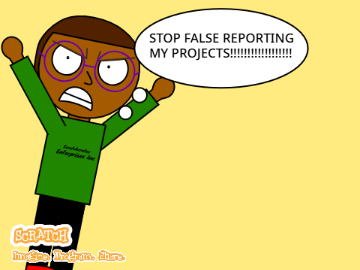 I throw a tantrum over my false reported projects!