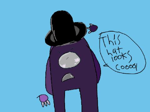 Dark Purple's hat