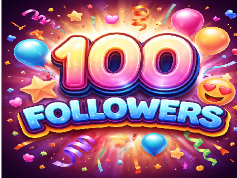 100 Followers !!!!!