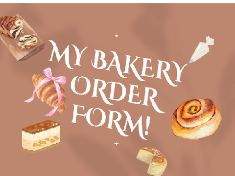 my bakery order form!