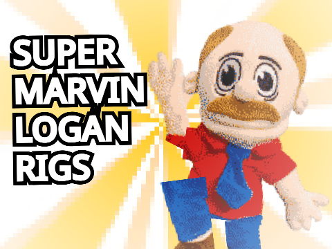 [april fools] SUPER MARVIN LOGAN RIGS! FUNNY YOUTUBE PUPPET SHOW