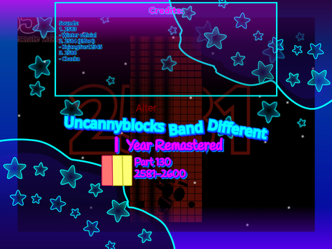 Uncannyblocks Band Different 1 Year Remastered Part 130 (2581-2600)