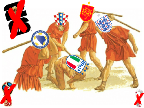 ITALY HAS MISSED ANOTHER WORLD CUP HAHAHAHA