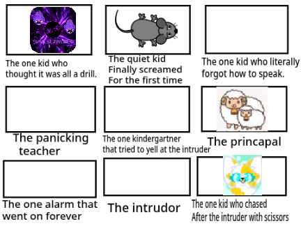 A school lockdown! Who are you? remix remix remix