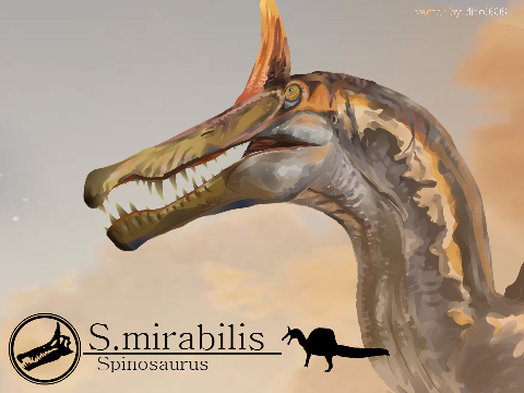 Spinosaurus Mirabilis vector |||  credit if used