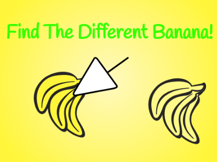 Find The Different Banana!