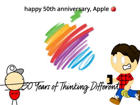 it apple 50th anniversary!!!!!