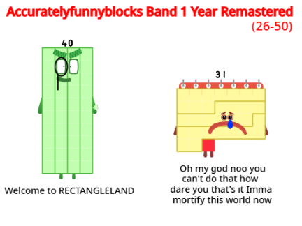 Accuratelyfunnyblocks Band 1 Year Remastered (26-50)