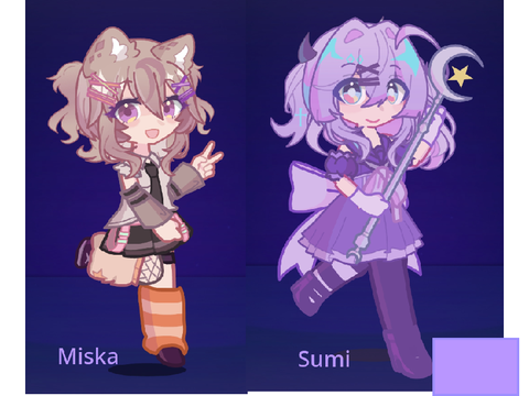 Sumi and Miska in gl2