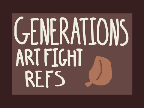 Gens art fight refs!