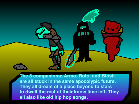 Armo, Roto, and Blosh