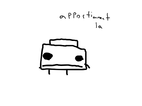apportionment 1a: OH MY GOD DUDE I GOTTA FULFILL MY QUOTA