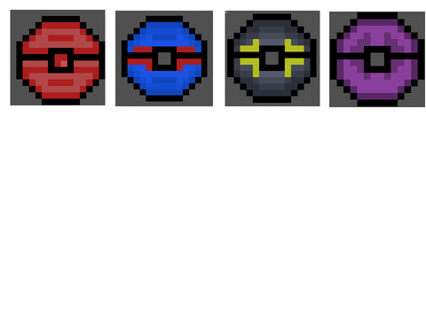Pokéball sprites
