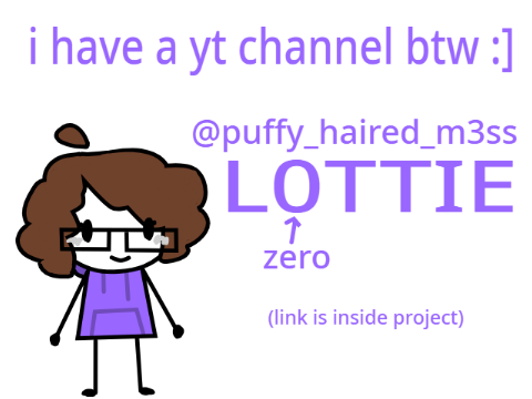hey yall! i have a yt channel!!
