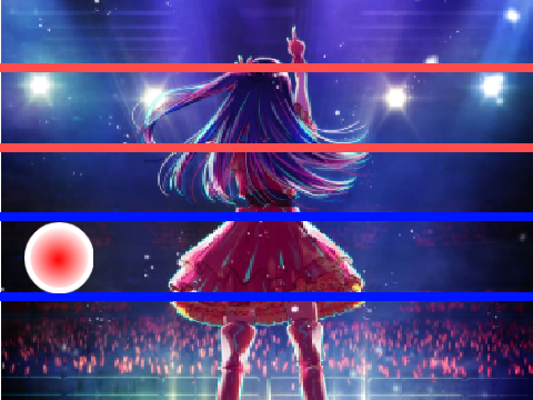 アイドルリズムゲーム《制作途中》