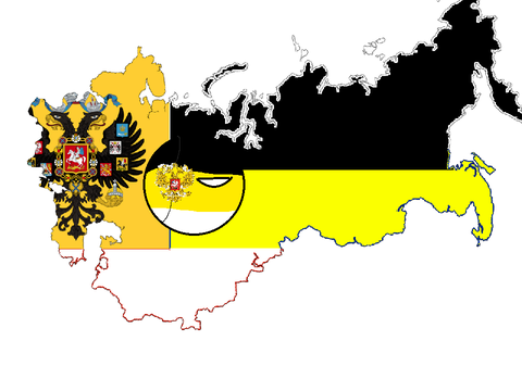 [COUNTRYBALLS] Russian Empire with Flag-Map And countryball