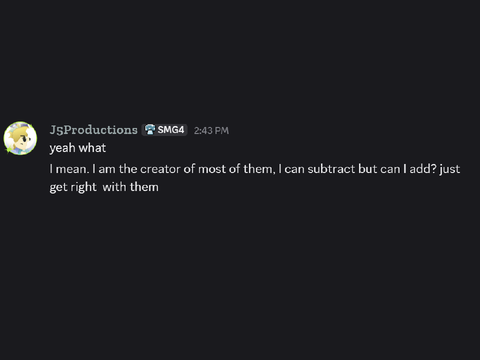 @Joel5551's speech on adding and subtracting