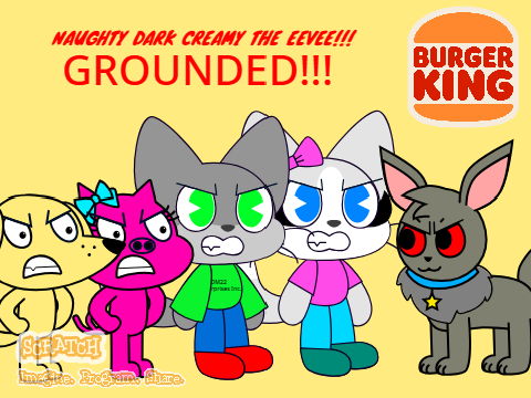 Dark Creamy cuts in front of the line at Burger King and gets grounded
