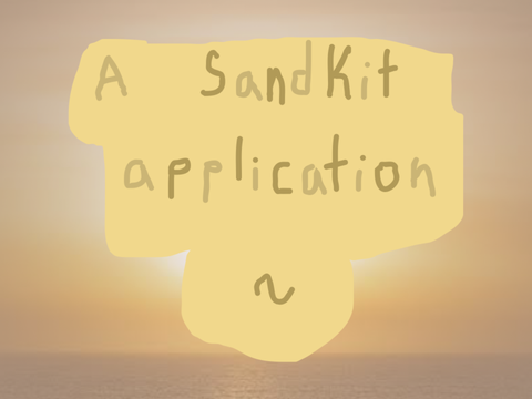 [ no animal can reason. ] a Sandkit application.