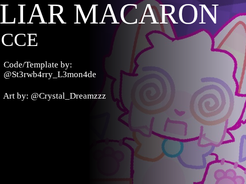 LIAR MACARON ☾✦☽ CCE