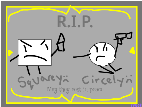 CIRCELY AND SQUAREY FANART!