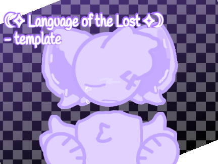 ☾✧ Language of the Lost ✧☽ - animeme template