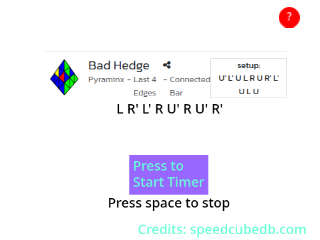 L4E Pyraminx Trainer (BETA)