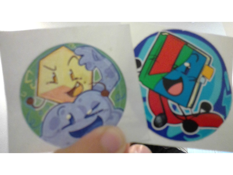 the stickers