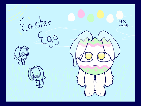 ☾ easter egg (adopt? maybe?) ◦.☁ *˚⁺‧ 