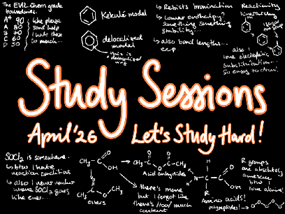 Study Sessions ⌬ Let's Study Hard April '26
