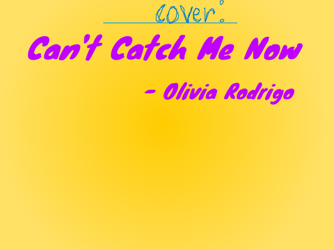 Can't Catch Me Now - from the Hunger Games | Cover