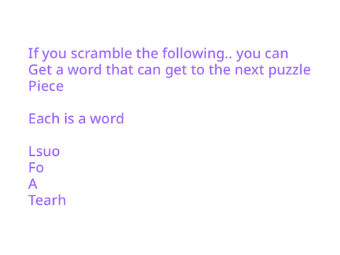 Message (for cursor mayhem trailer