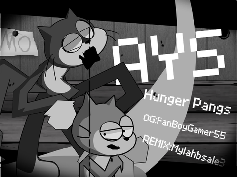 Add yourself_your oc singing HUNGER PANGS remix