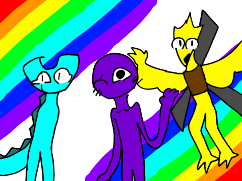 I return with more Rainbow Friends art!!!
