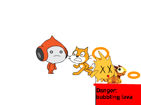 Scratch Cat is ABUSING!! D: XD