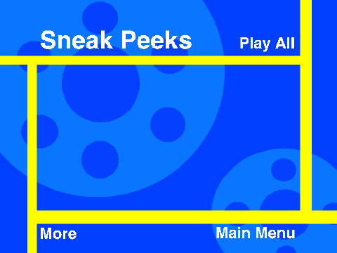 Improved sneak peeks menu template