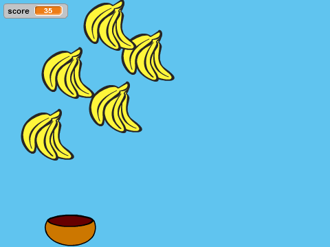 catch the bananas