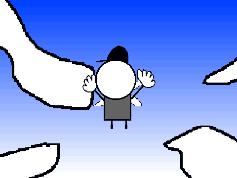 Add yourself flying without wings for no reason.