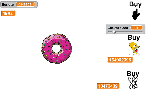 Donut Clicker (Cookie clicker copy) Hacked Style.
