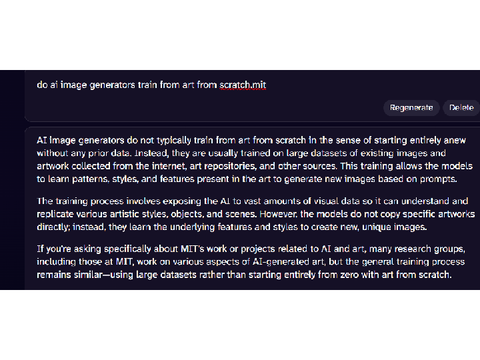 ai isnt stealing/training from scratch art