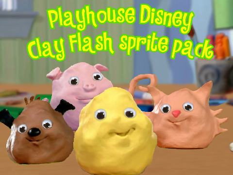 Playhouse Disney: Clay Flash sprite pack