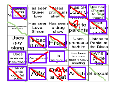 LGBTQ+ bingo! remix remix  remix