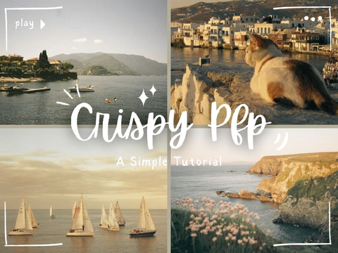 ˚ ༘ ೀ⋆｡˚┊crispy pfp tutorial ·˚ ༘
